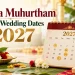 Subha Muhurtham Tamil Wedding Dates 2027